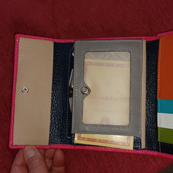 Daniela moda Italy new with tags leather wallet - Picture 3 of 4